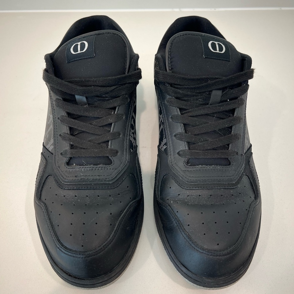 Dior Men's Black Leather Sneakers